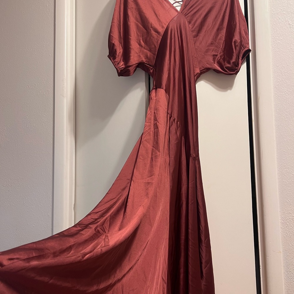 ASOS Elegant Burgundy Maxi Dress, sz.12